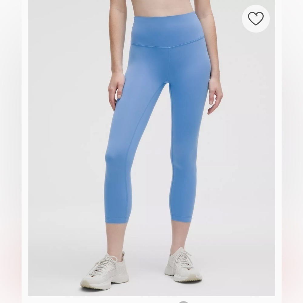 Lululemon wunder train 23 inch leggings blue size 6